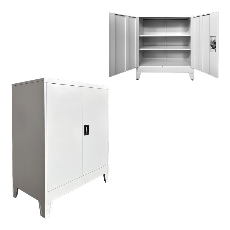 Armon metal cabinet in light gray color 90x45x100cm