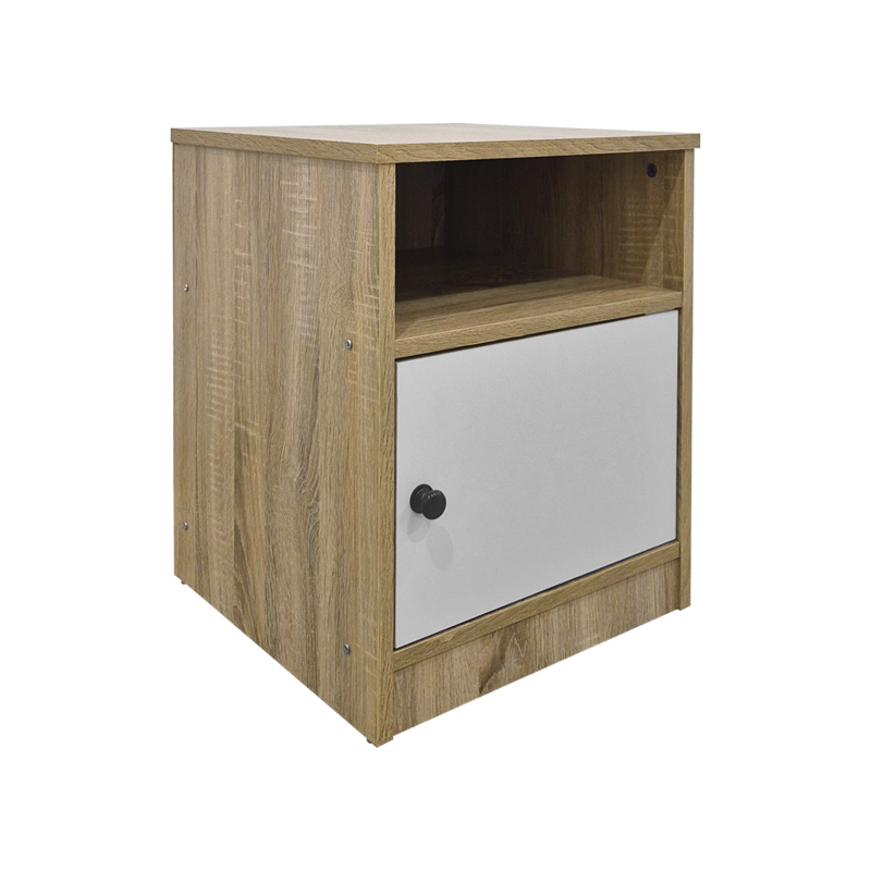 Lenea bedside table sonoma-white 40x40x50cm