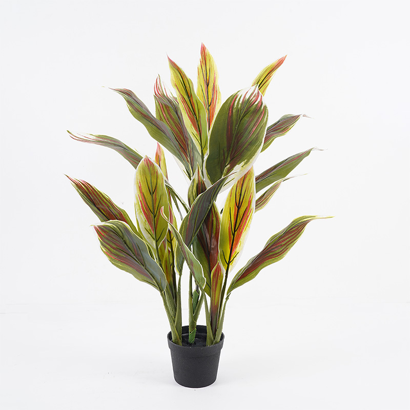 Decorative plant in pot Cycas Inart green D55x80cm