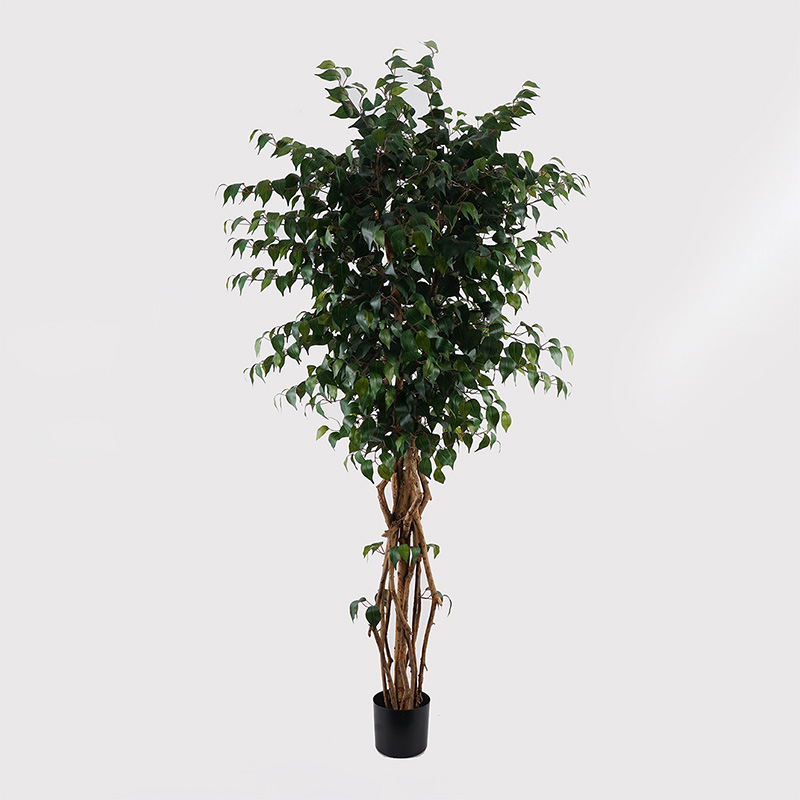 Decorative plant in pot Banyan Inart green D95x180cm