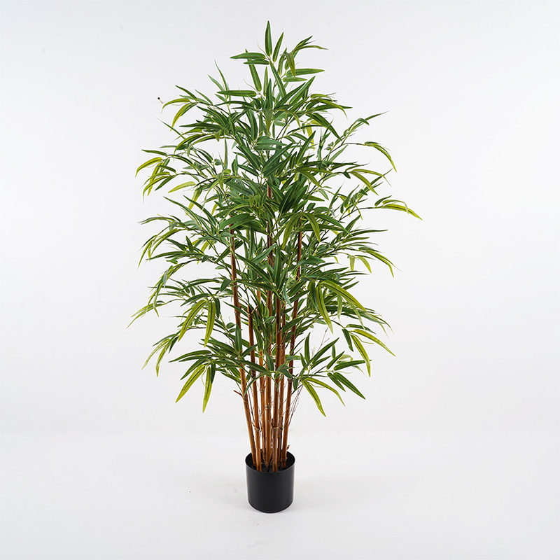 Decorative plant in a pot Rhapis Palm Inart green D60x120cm