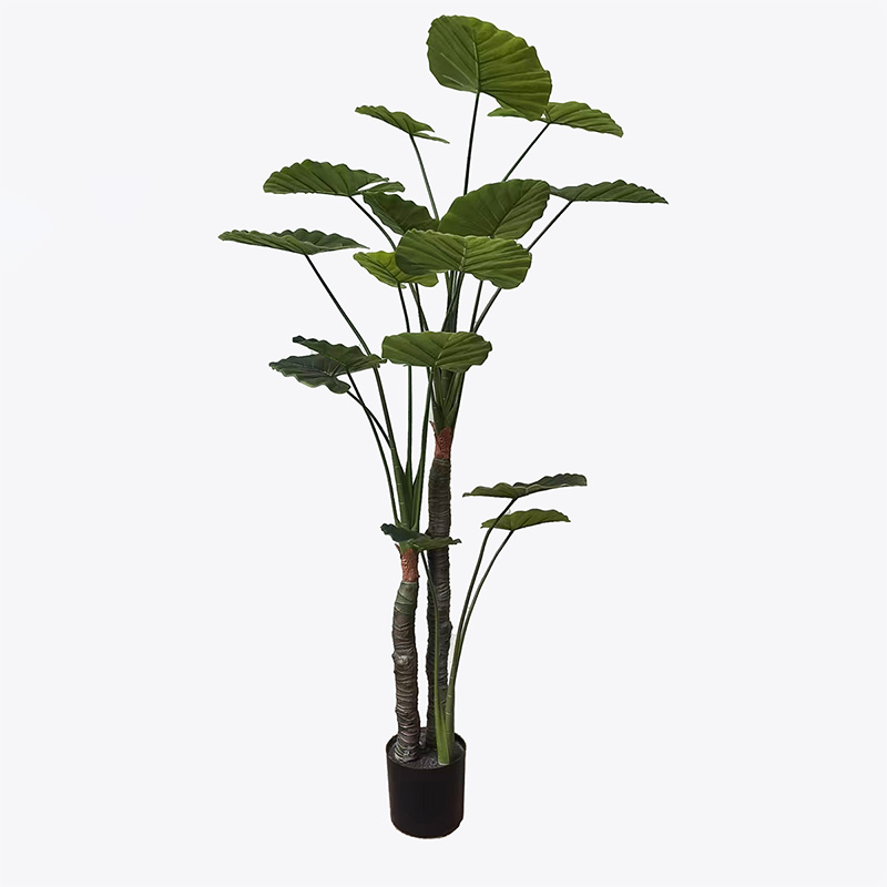 Decorative plant in a pot Taro Plant Inart green D90x180cm