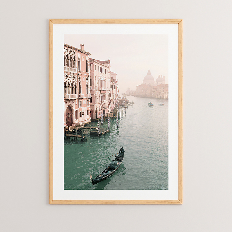 Wall art in frame Venety pakoworld with digital print 33x1.5x48cm