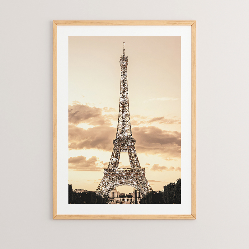 Wall art in frame Parisa pakoworld with digital print 33x1.5x48cm