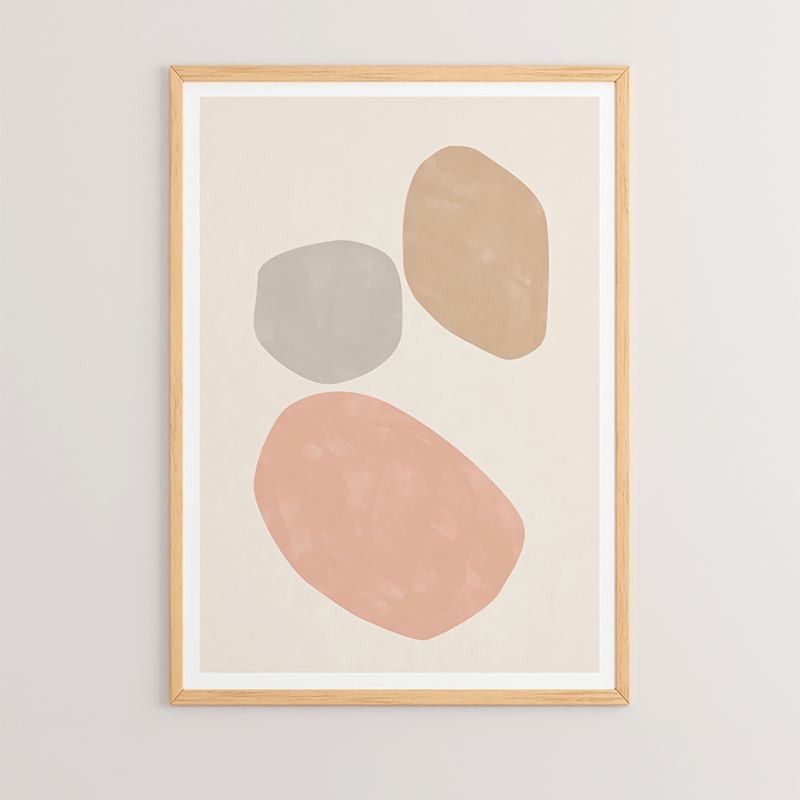 Wall art in frame Sela pakoworld with digital print 33x1.5x48cm