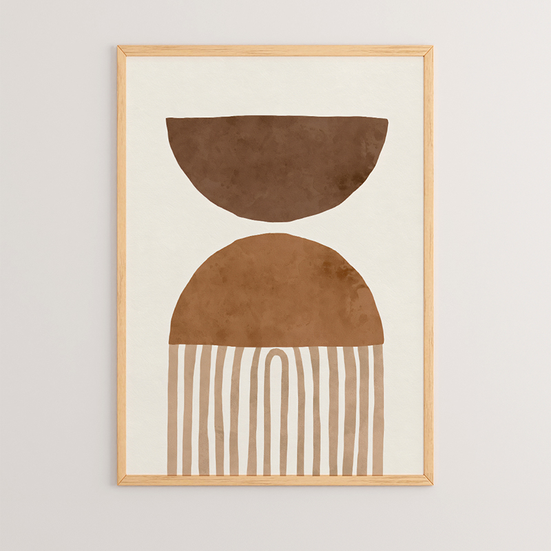 Wall art in frame Serby pakoworld with digital print 33x1.5x48cm