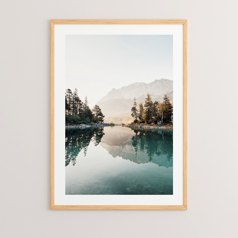 Wall art in frame Deren pakoworld with digital print 33x1.5x48cm