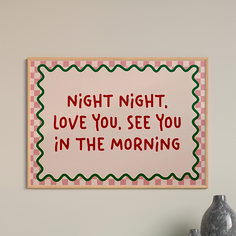 Wall art in frame Tharis pakoworld with digital print 48x1.5x33cm
