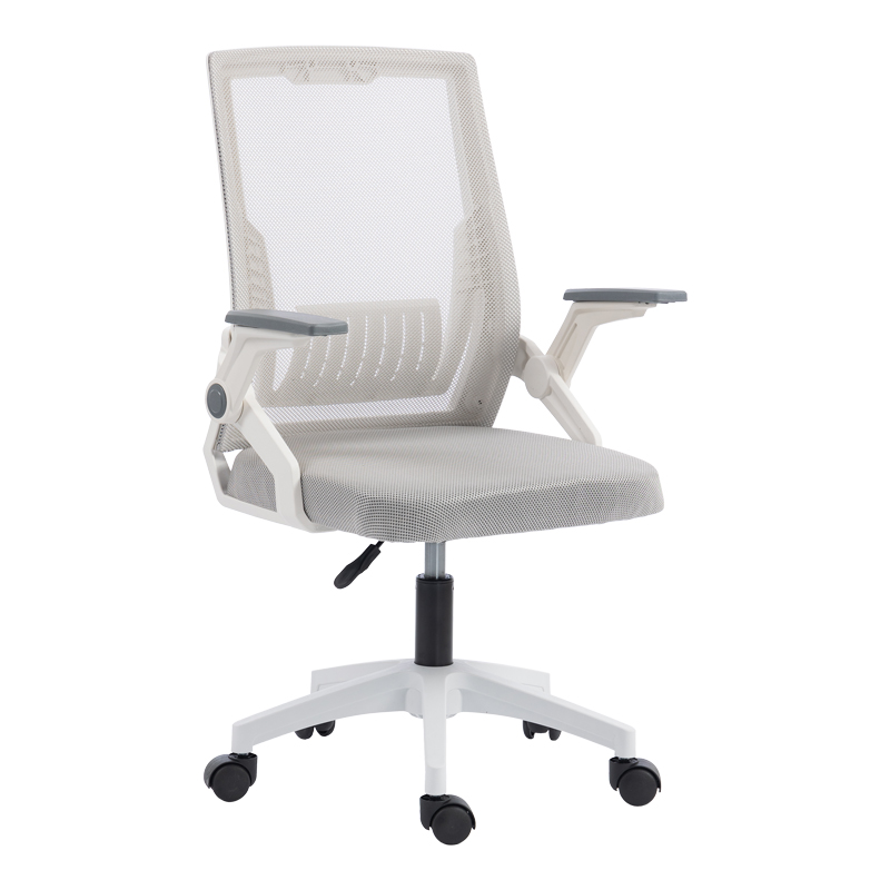 Penza office chair white - mesh grey 48x58x92-102cm